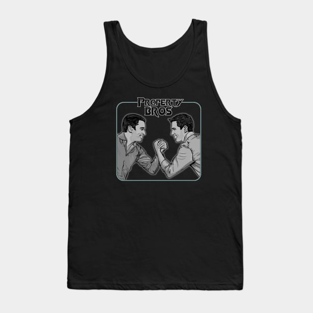 Property Bros -black and chrome version Tank Top by FanboyMuseum